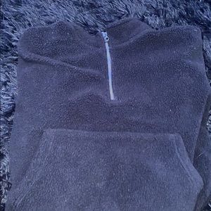 American Eagle cropped Sherpa